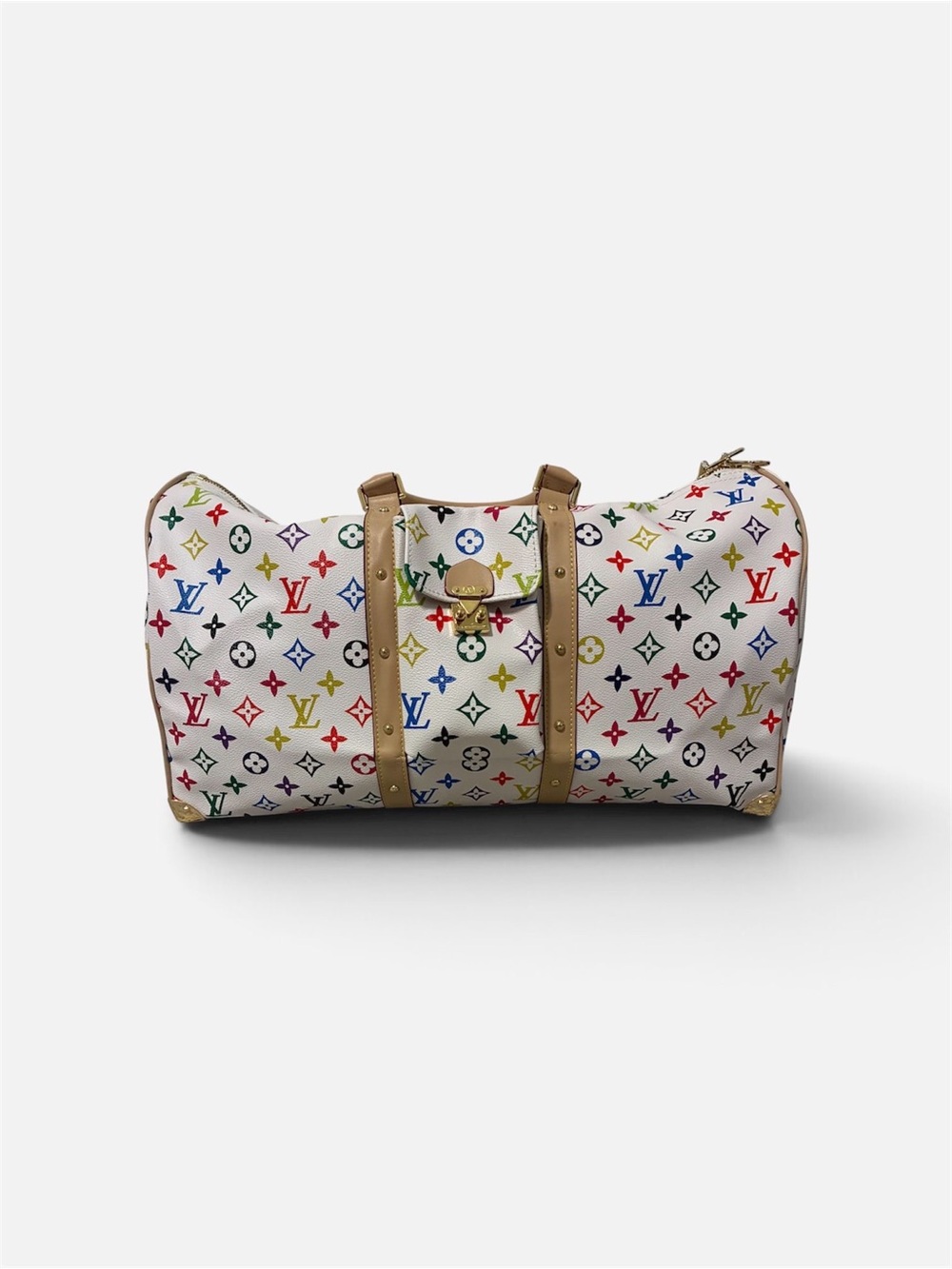 Louis Vuitton x Takashi Murakami Multicolor keepall Bandoulière 45 M13742